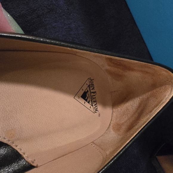 Fluevog Desmond Heels Size 8m5 Pumps Black - Picture 10 of 16